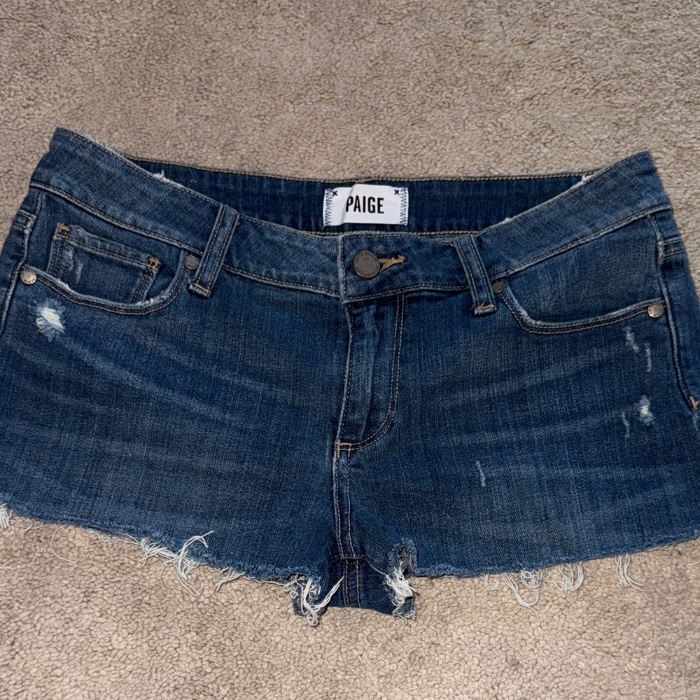 Paige Denim Short Shorts -size 27